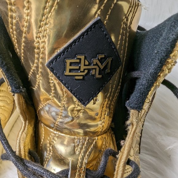 Size 9 - Nike LeBron 11 NSW Lifestyle QS Black History Month golden color - Picture 7 of 12